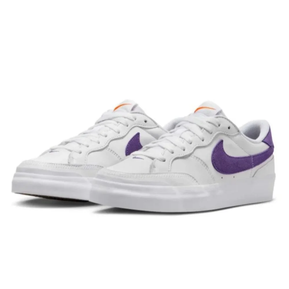 New! Size: 10.5 Women|Nike Zoom Pogo Plus ISO SB White/Court Purple|DZ4916-100 - Picture 3 of 15